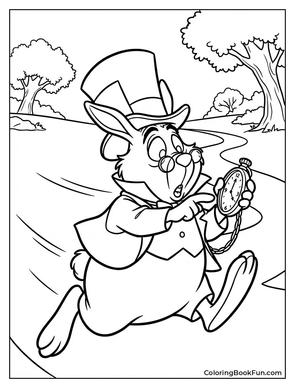 Rabbit Checks His Watch