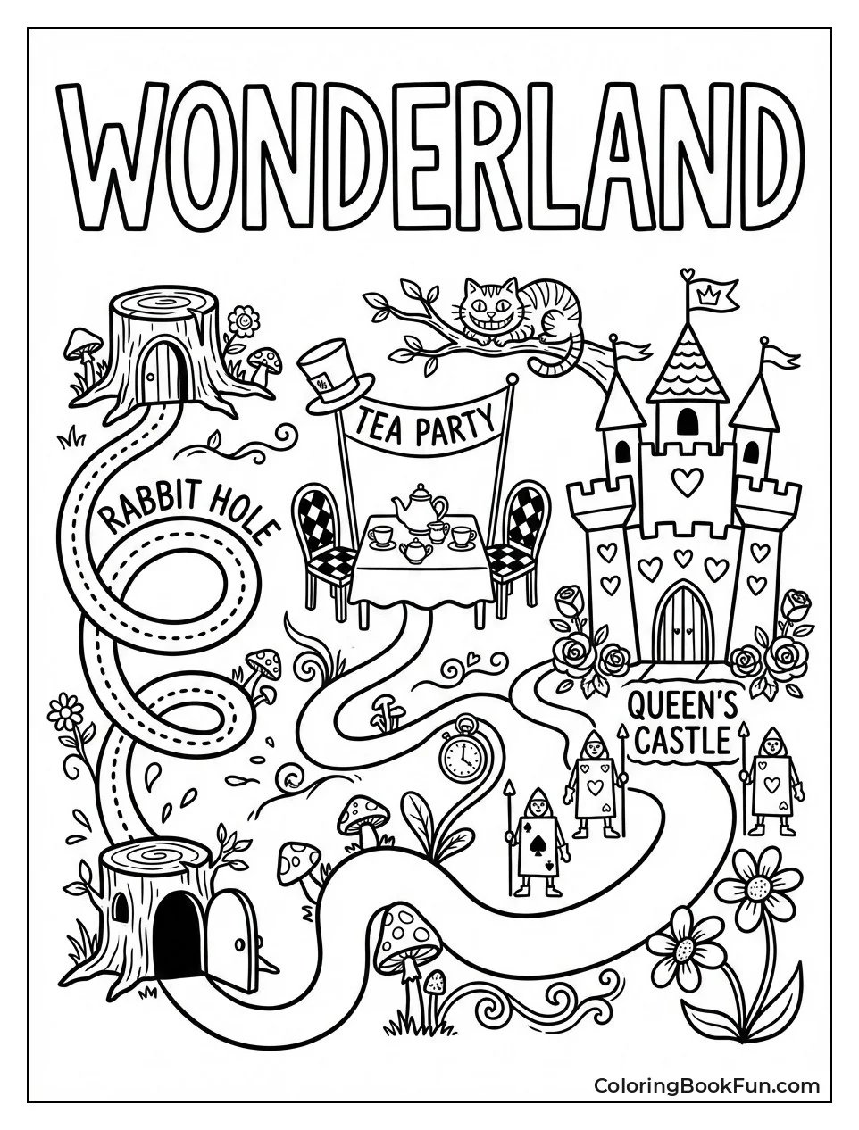 Whimsical Wonderland Map