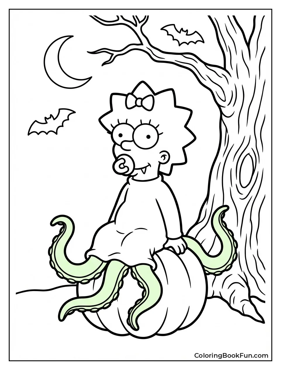 Alien Maggie with Tentacles