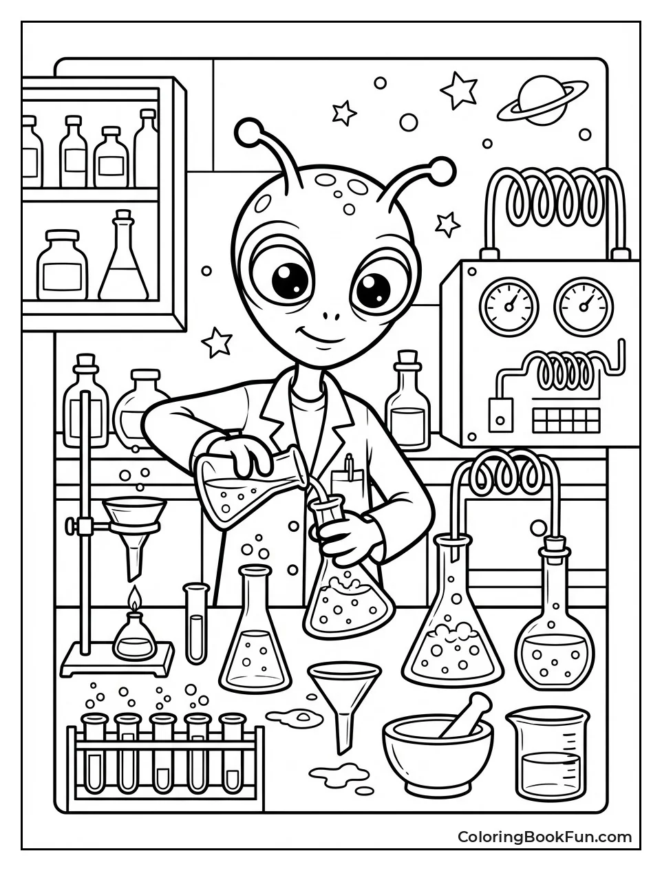 Alien Mixes Lab Potions