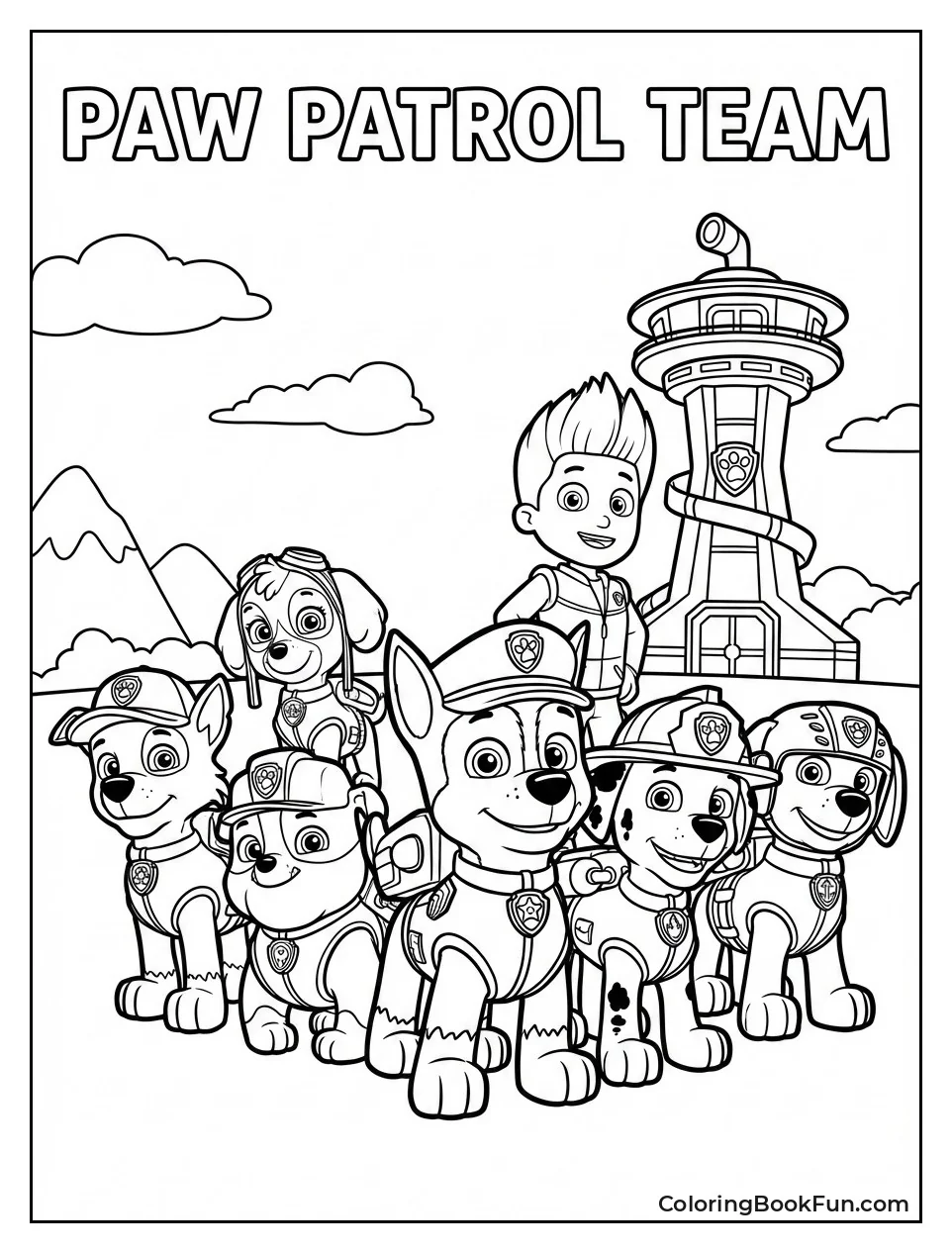All Paw Patrol Pups Together
