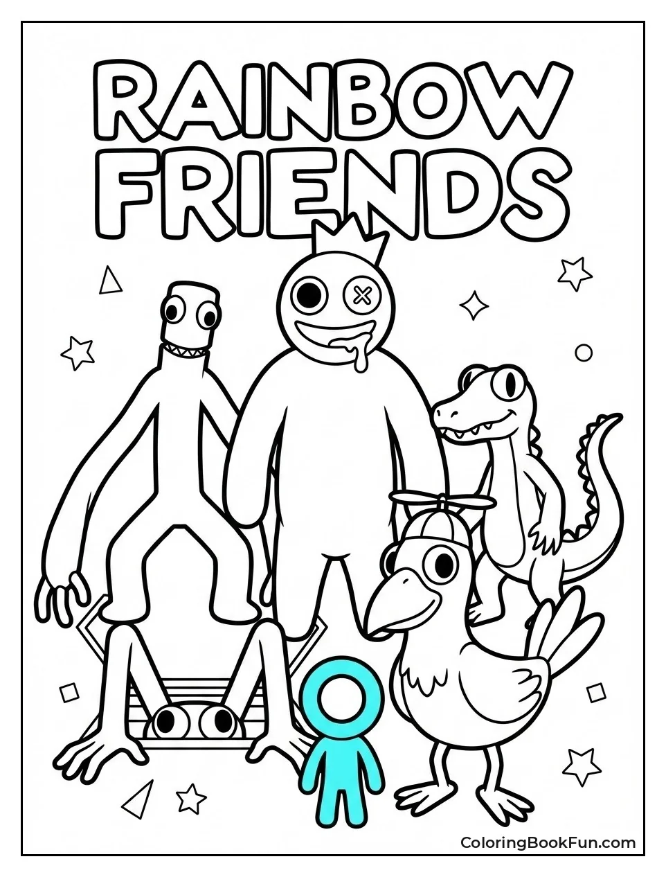 All Rainbow Friends Poster