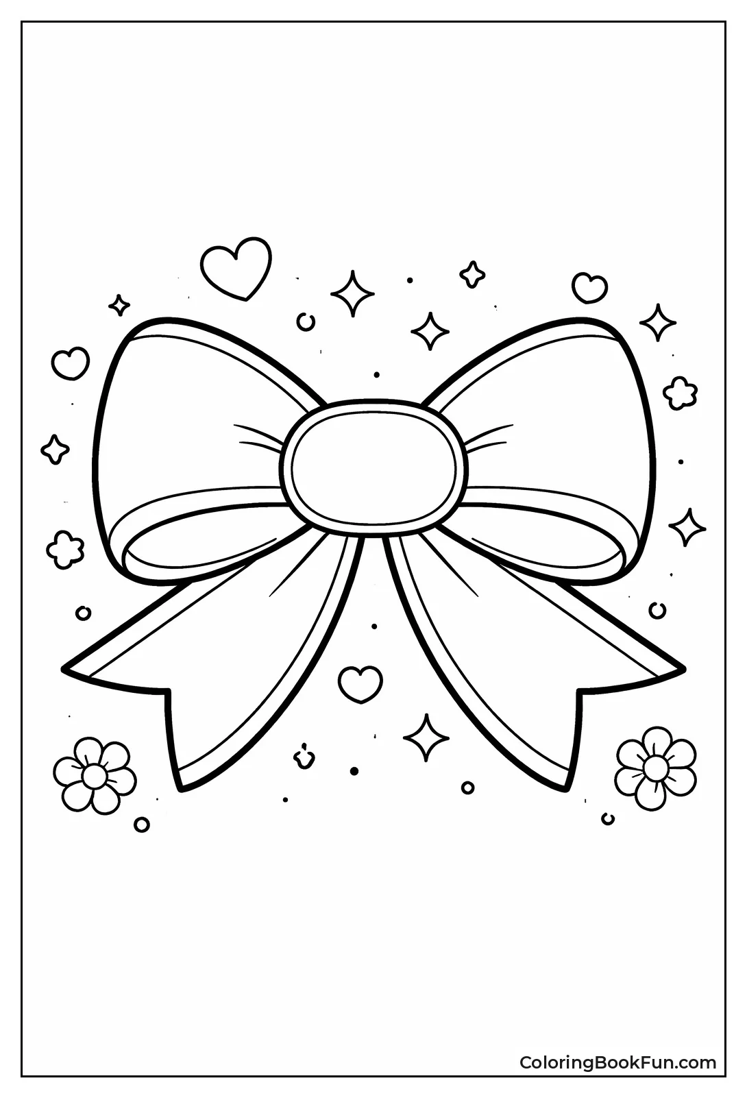 Alphabet Letter Center Bow
