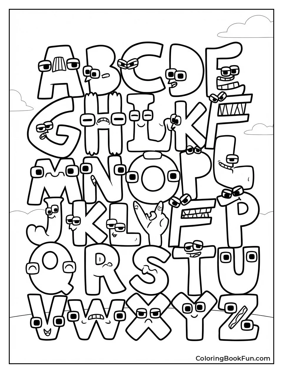 All Alphabet Letters Together