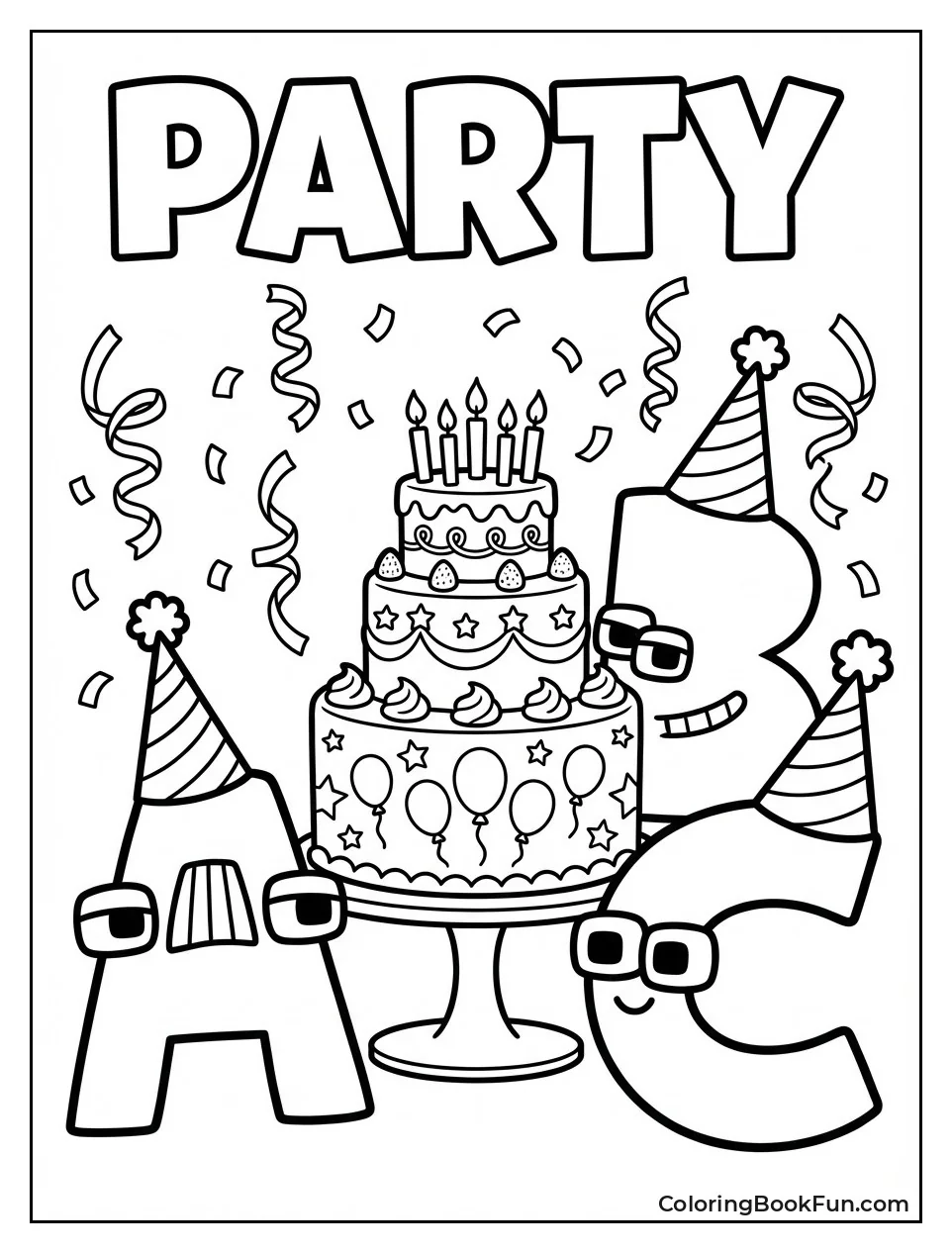 A B C Party with Cake