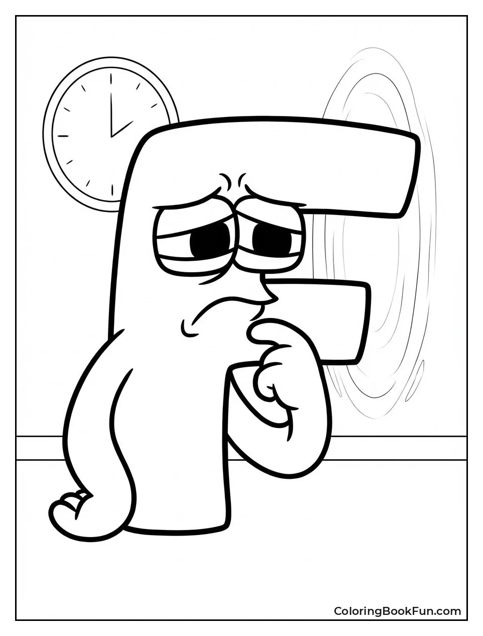 F Looks Remorseful and Thoughtful