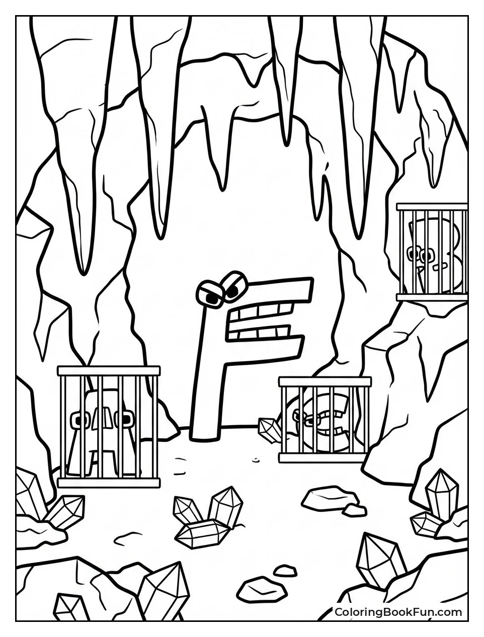 F Hides in Dark Cave