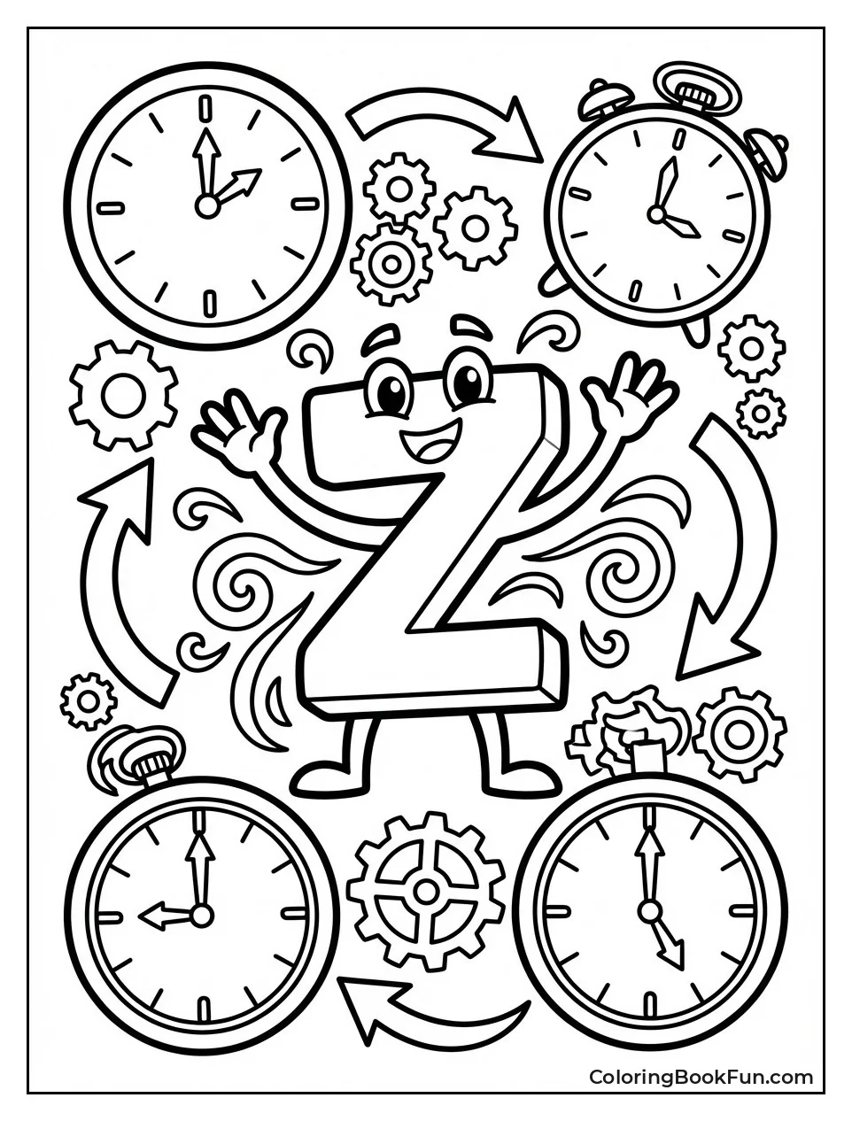 Z Reverses Time with Swirls