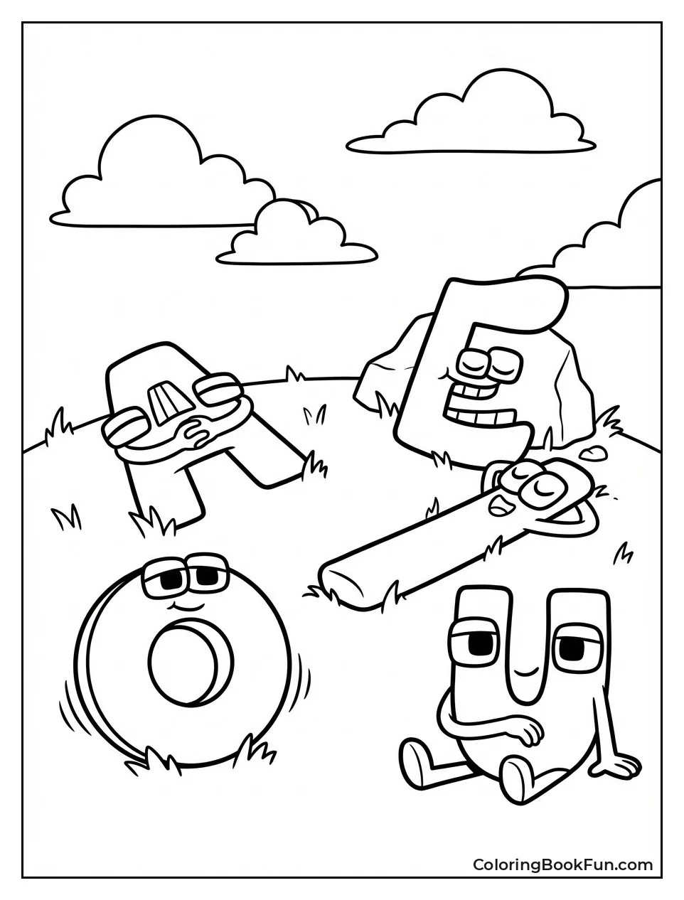 Vowels Relax in Peaceful Group