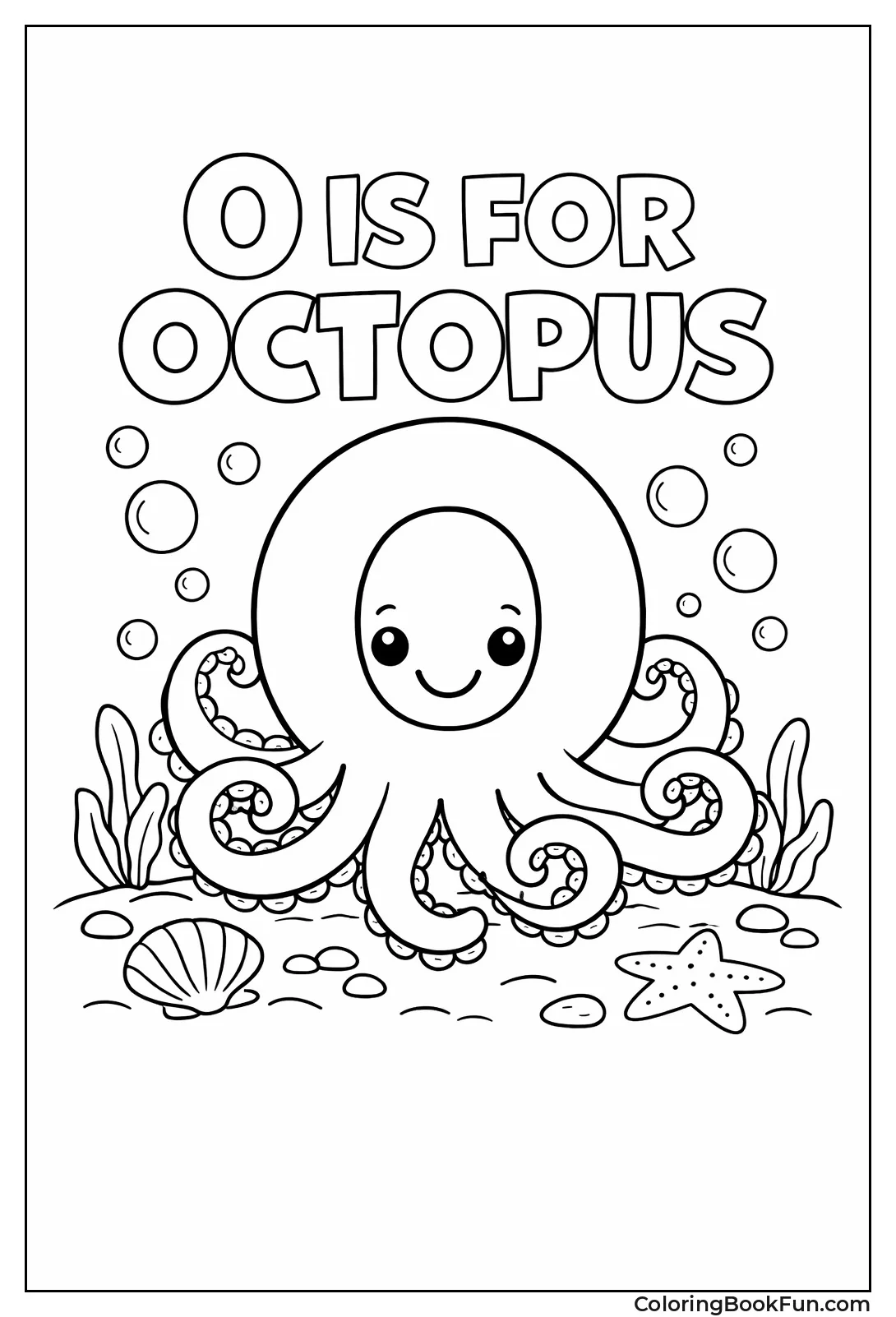 Alphabet O Octopus