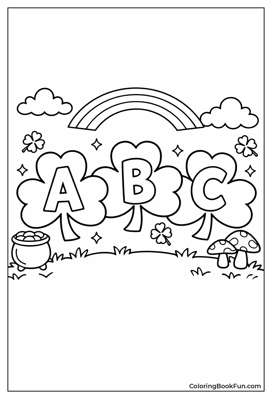 ABC Shamrocks Side by Side