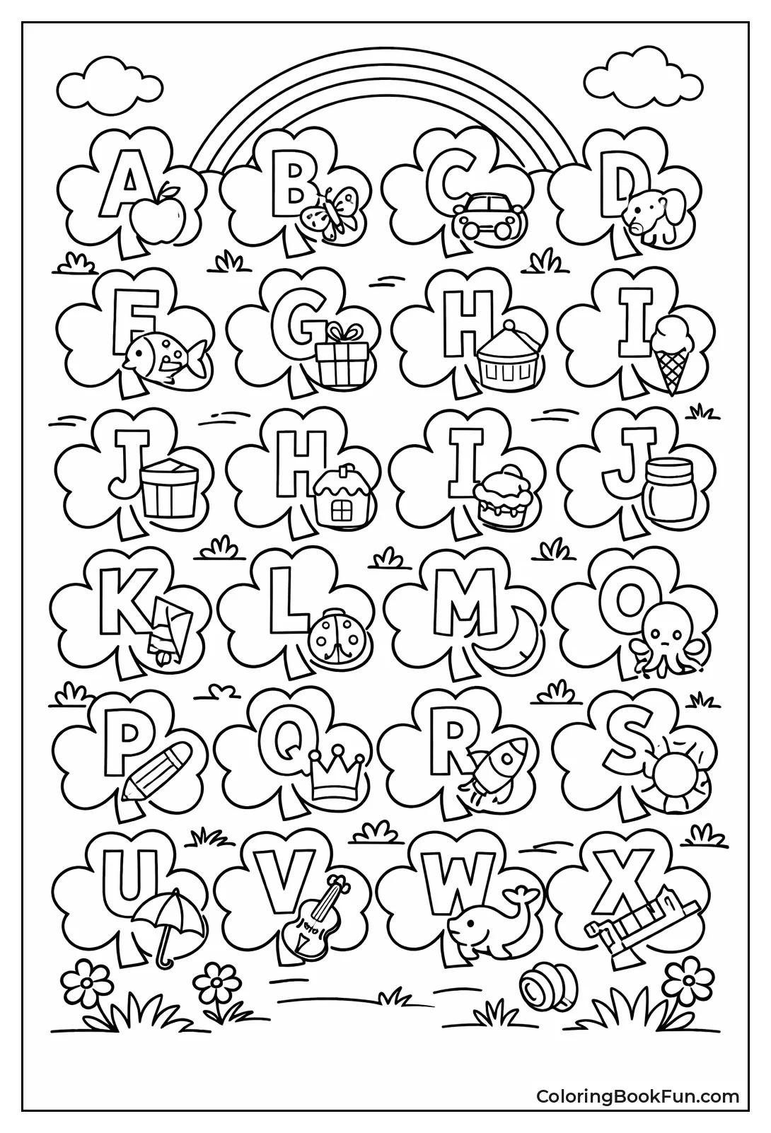 Shamrock Encloses Fun Object