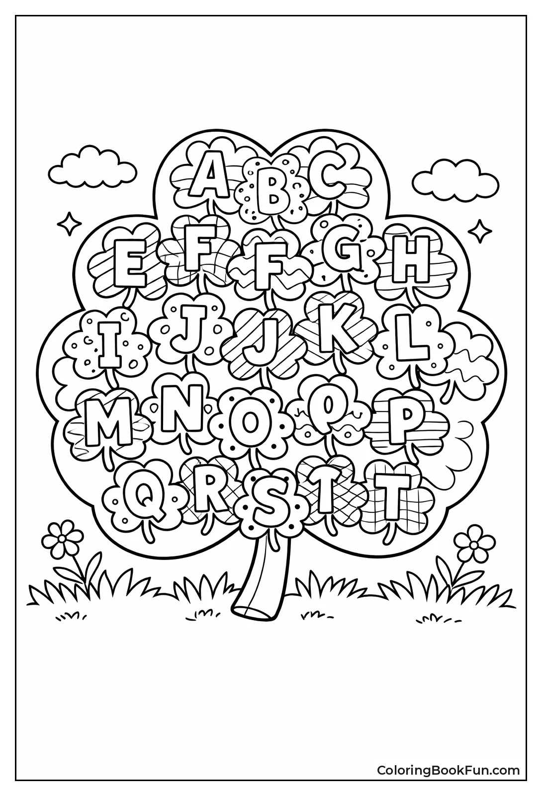 Patterns Cover Shamrock Leaves