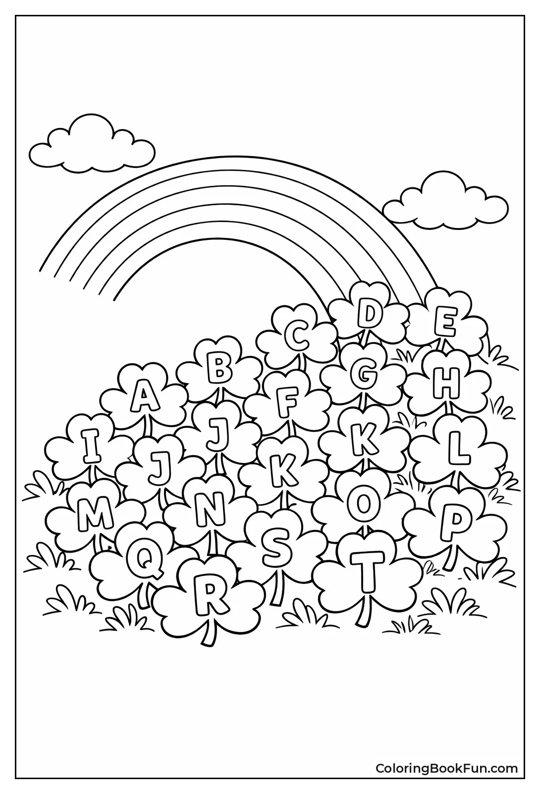 Rainbow Lands on Shamrocks