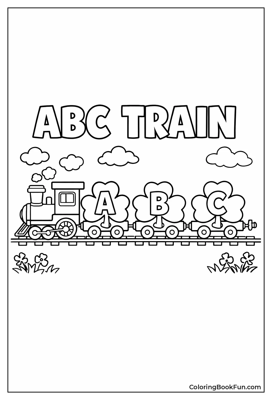 Train Carries Shamrock Letters