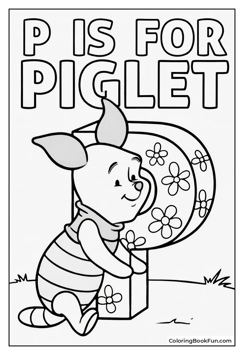 Piglet Next to Giant P