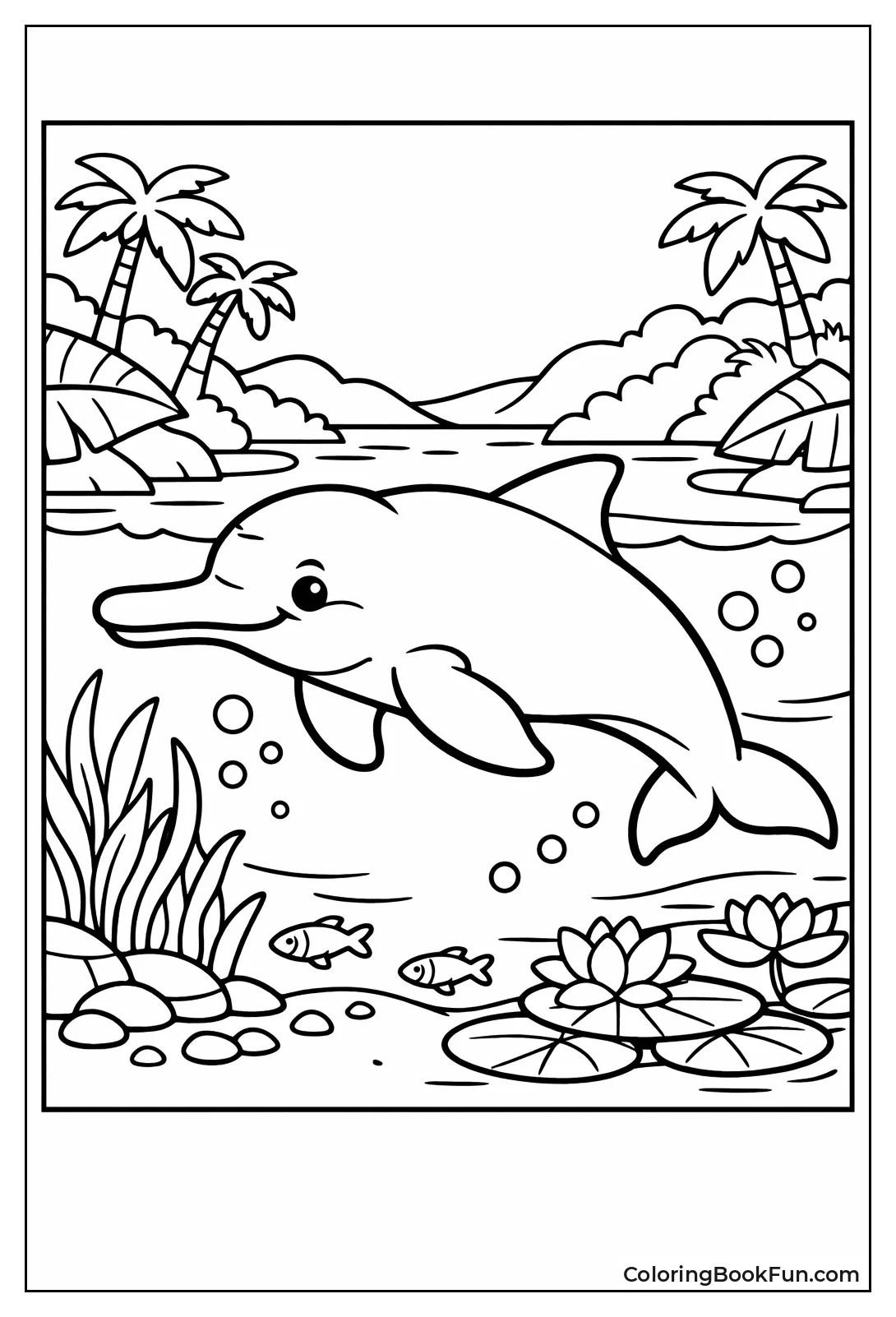 Pink Amazon River Dolphin