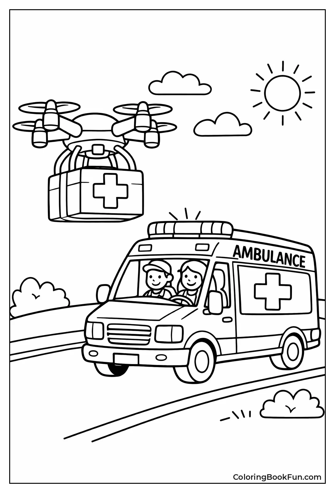 Drone Delivers Medical Supplies