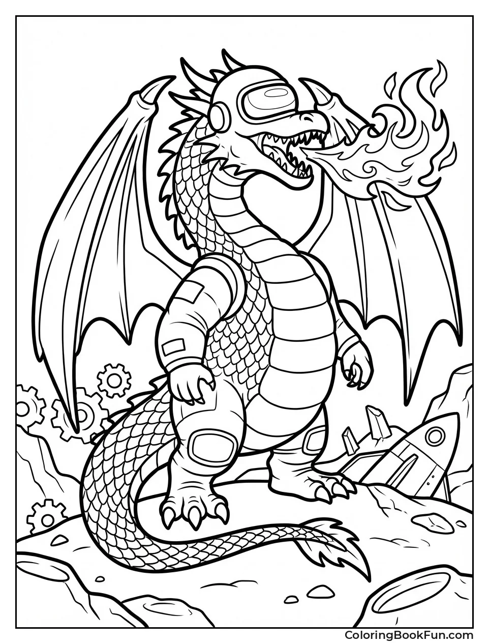 Dragon Crewmate Breathes Fire