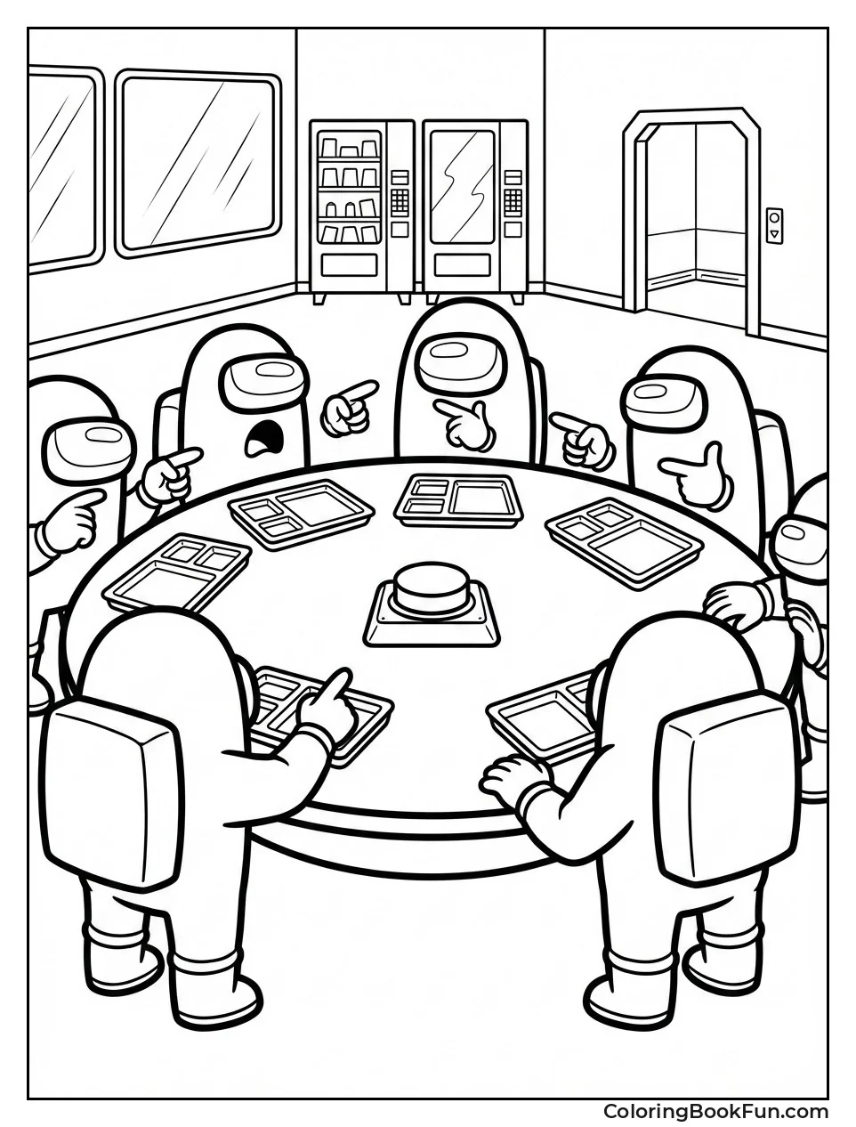 Crewmates Argue at Meeting