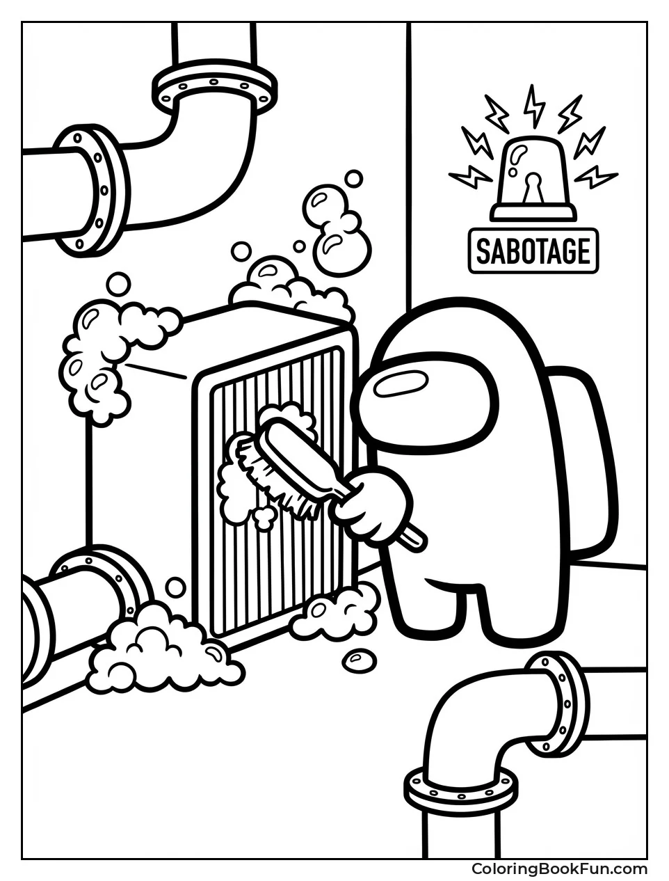 Crewmate Cleans O2 Filter