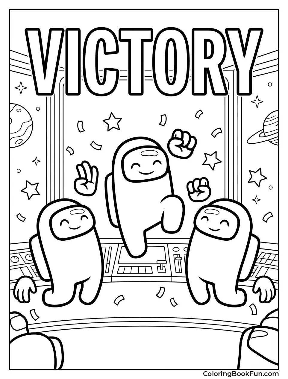 Crewmates Jump for Victory