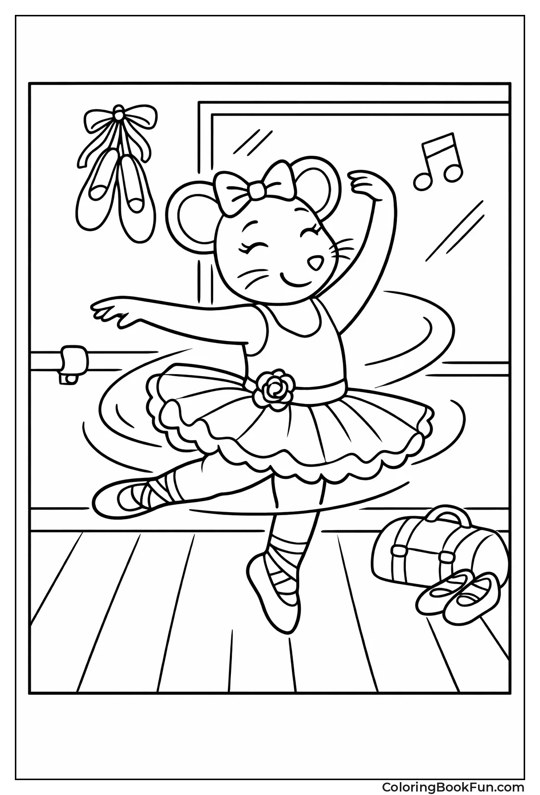 Angelina Mouse Spinning