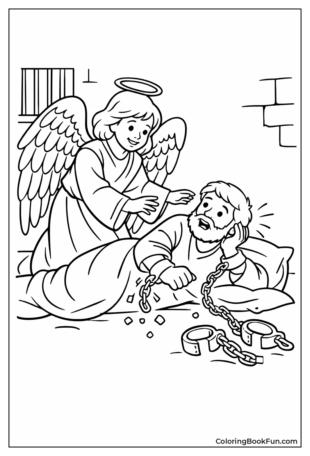 Angel Freeing Peter from Chains