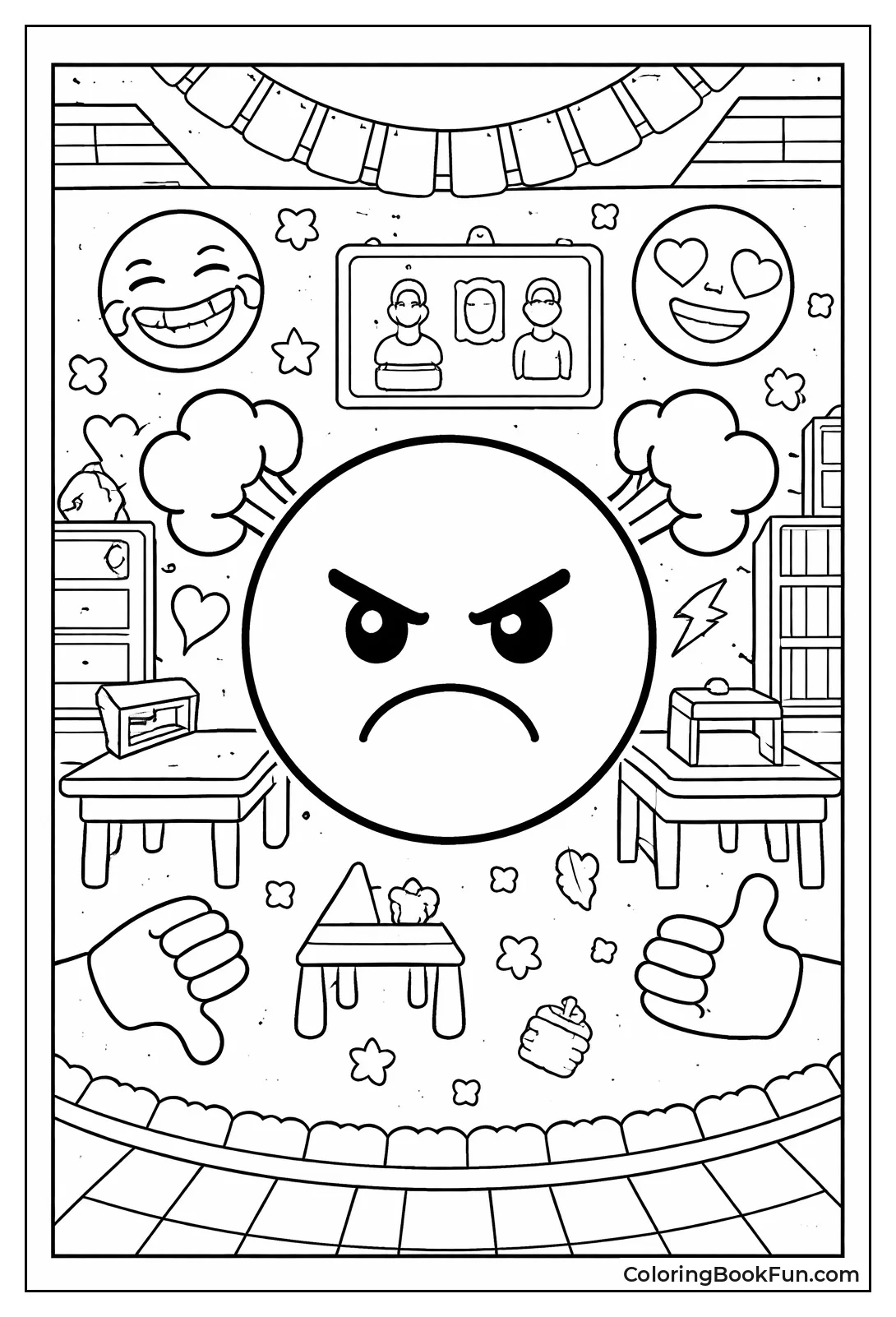 Angry Face with Steam