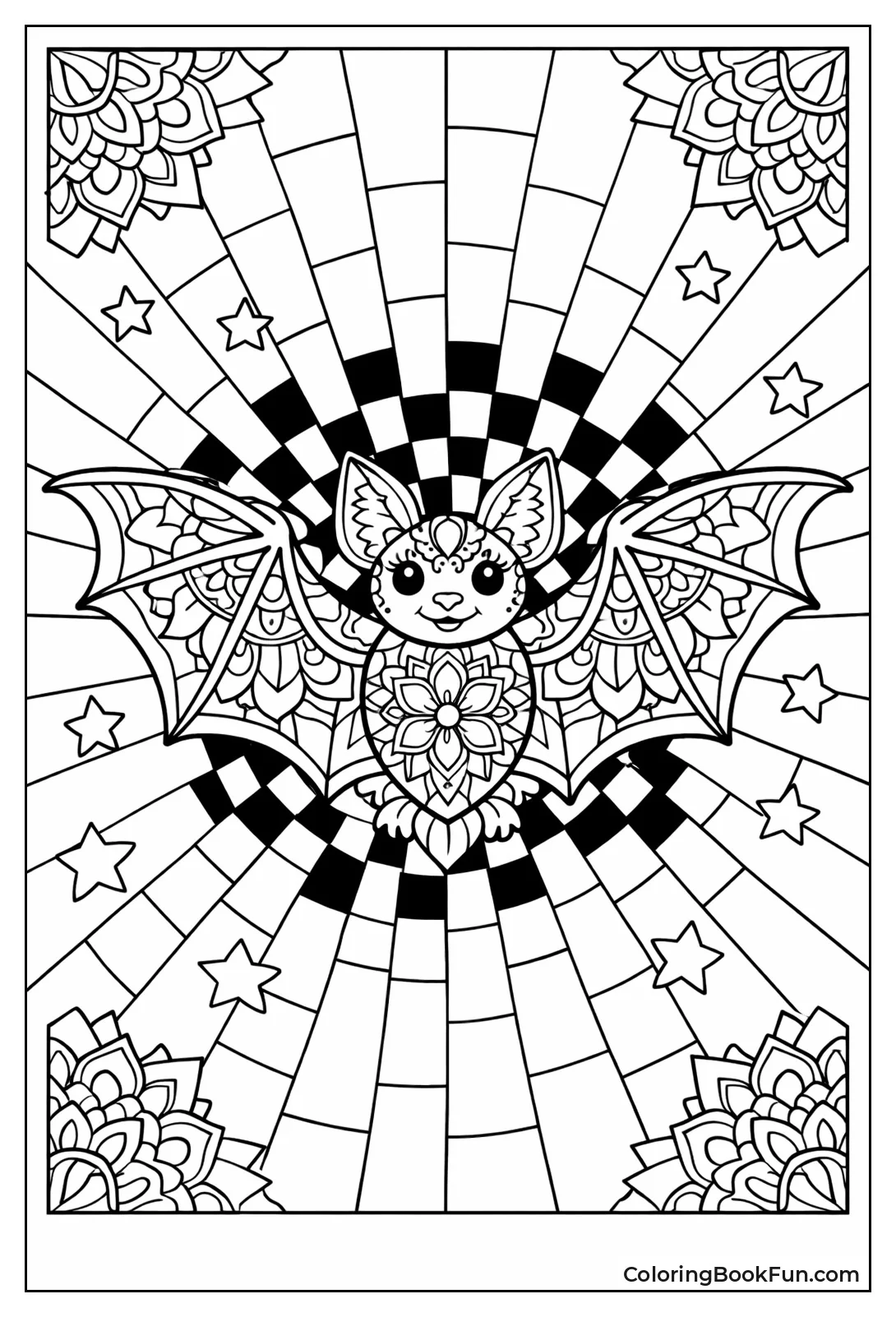 Bat Wings with Starry Op