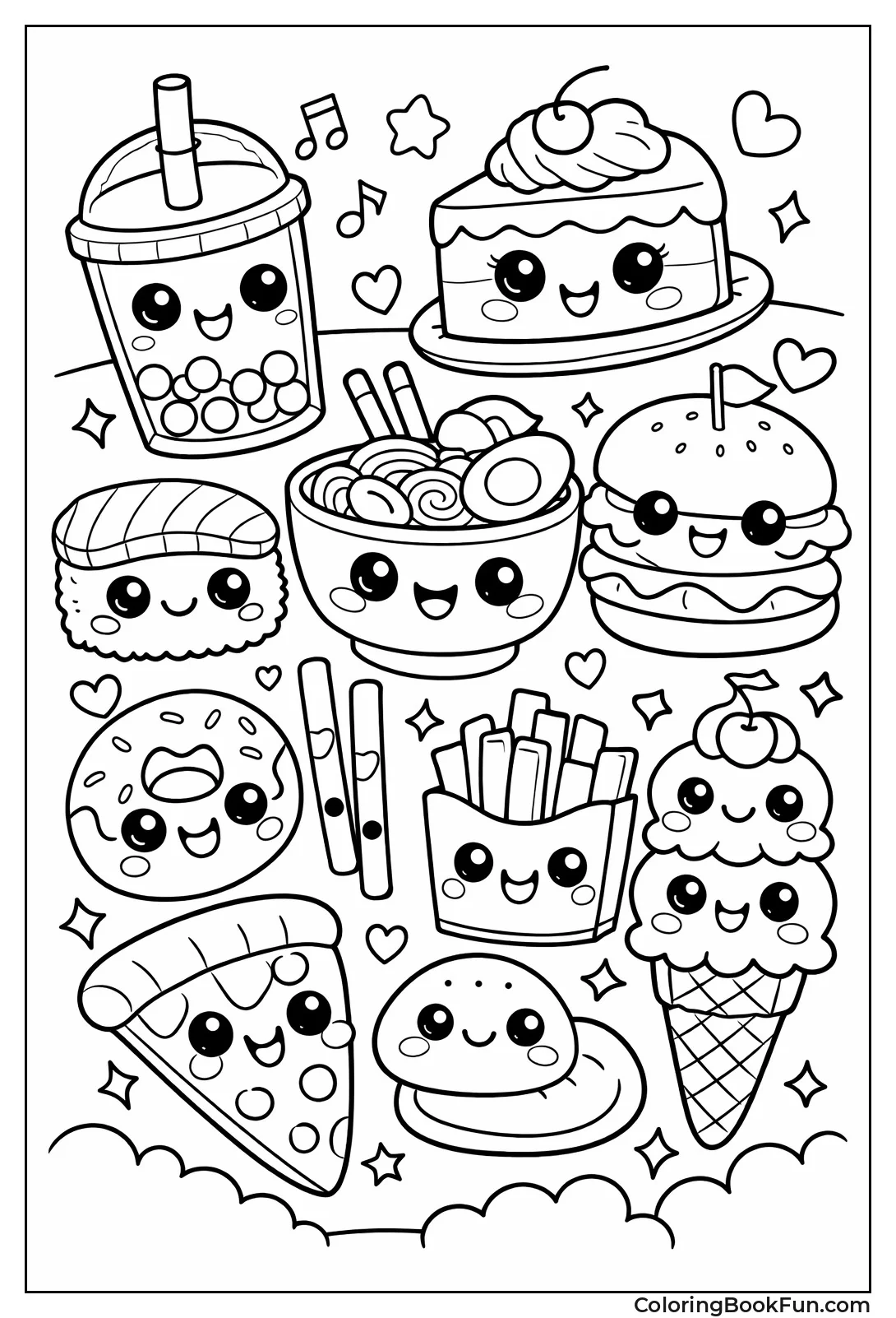 Anime Style Cute Foods