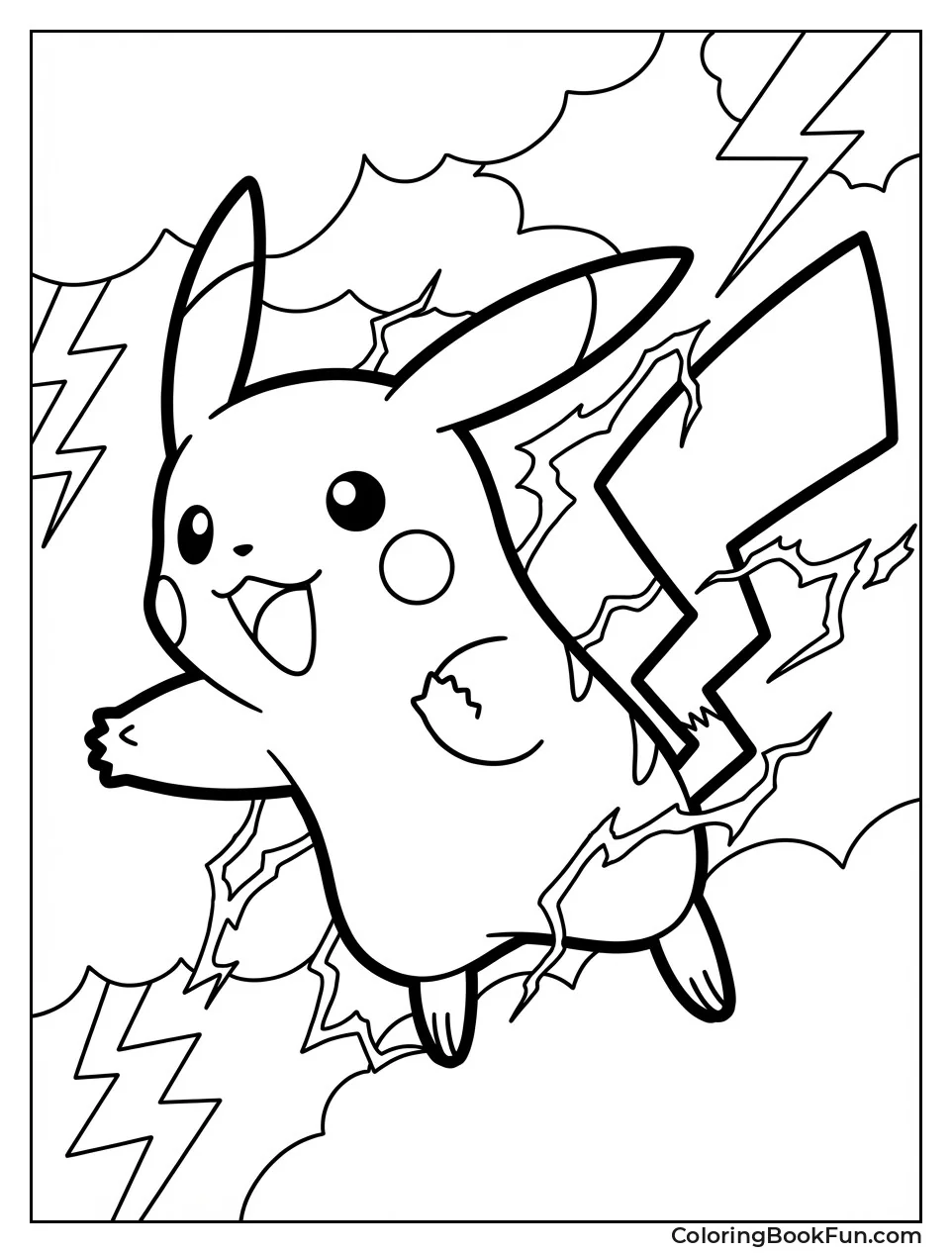Anime Pikachu Sparks Bright