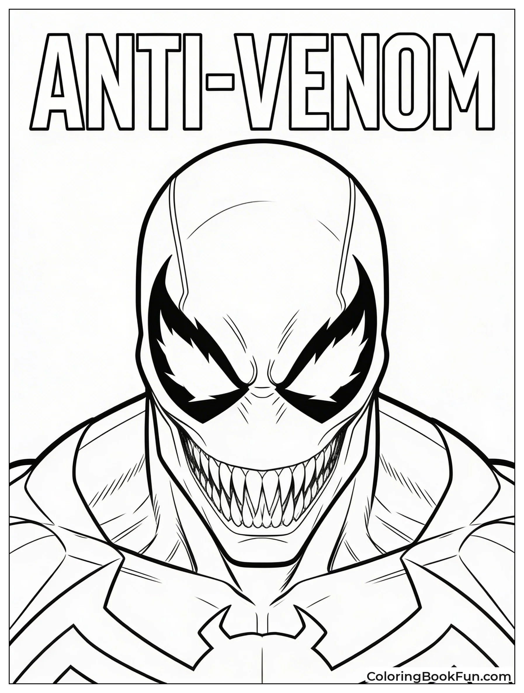 Anti-Venom Shows Jagged Eyes