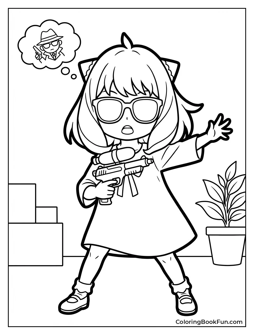 Spy Anya with Sunglasses