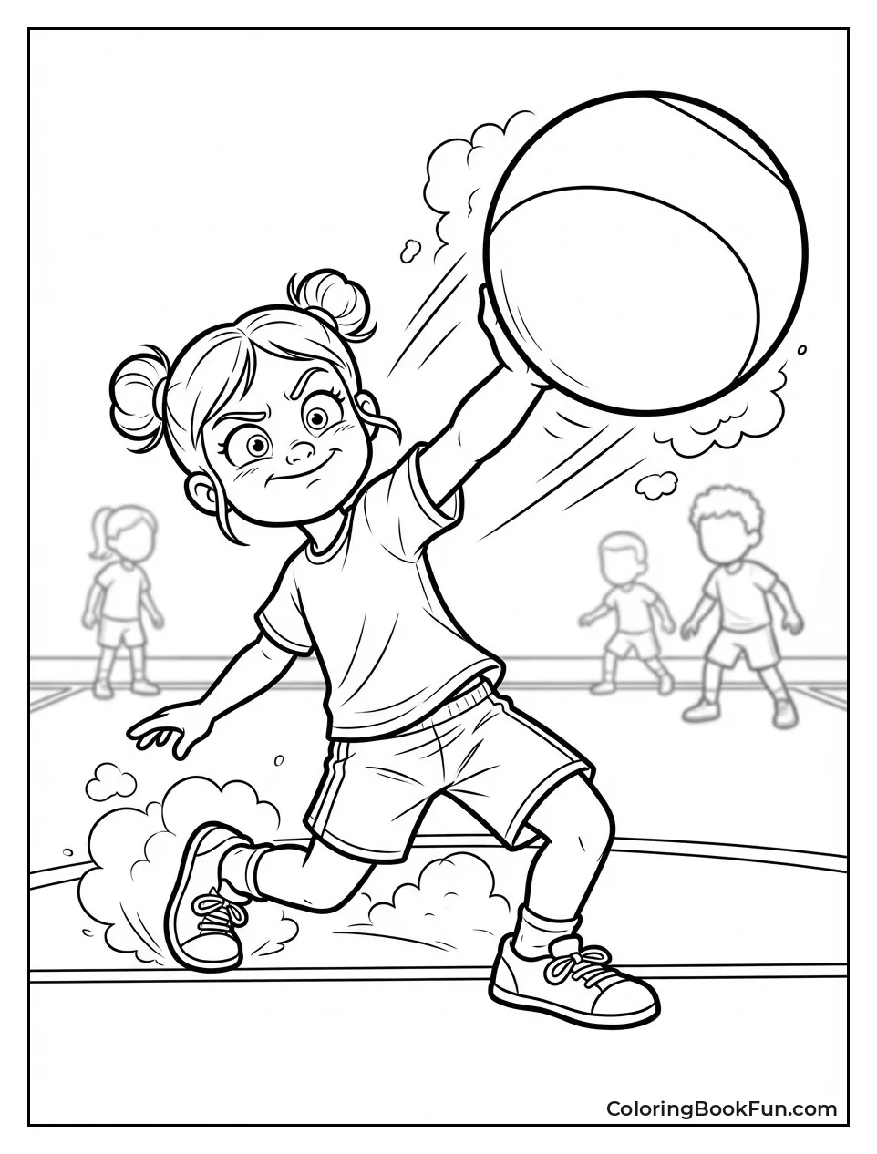 Anya Dodgeball Killer Shot