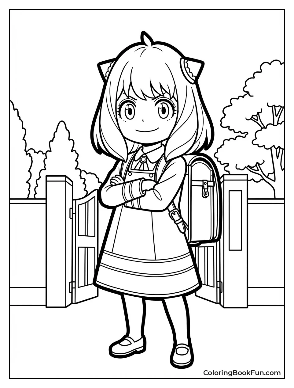 Anya in School Uniform