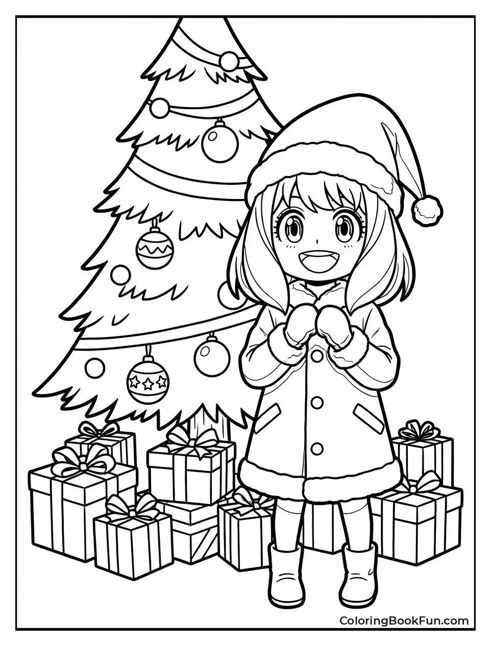 Santa Anya with Presents