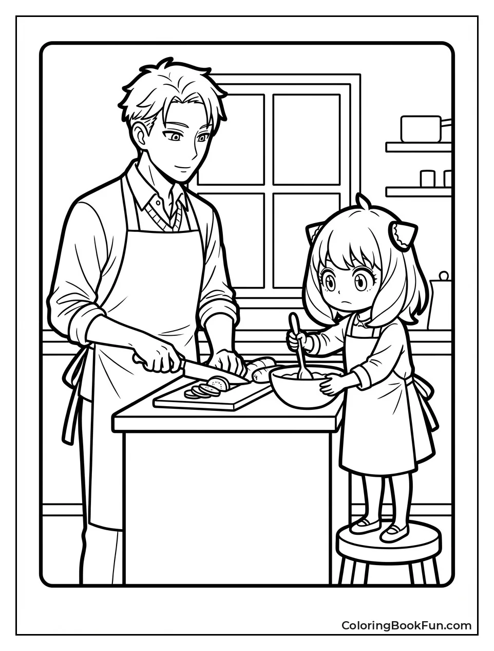 Loid Cooks with Anya