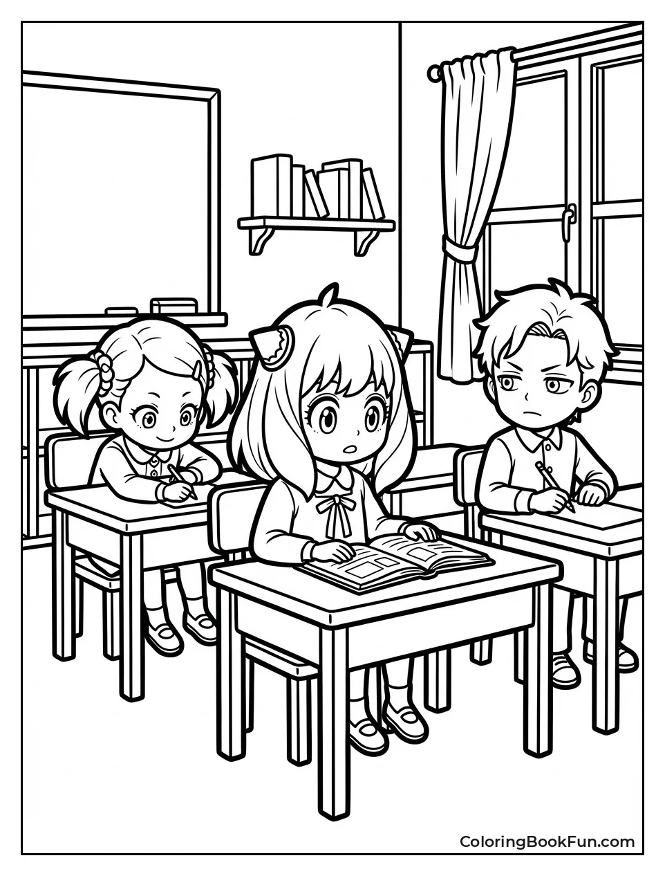 Classroom with Anya Friends