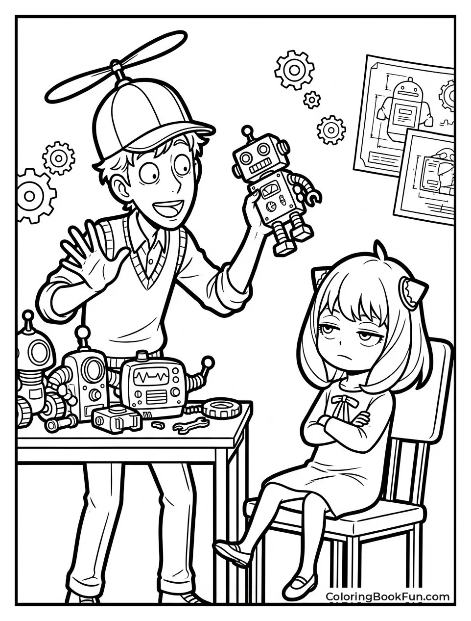 Franky Entertains Bored Anya