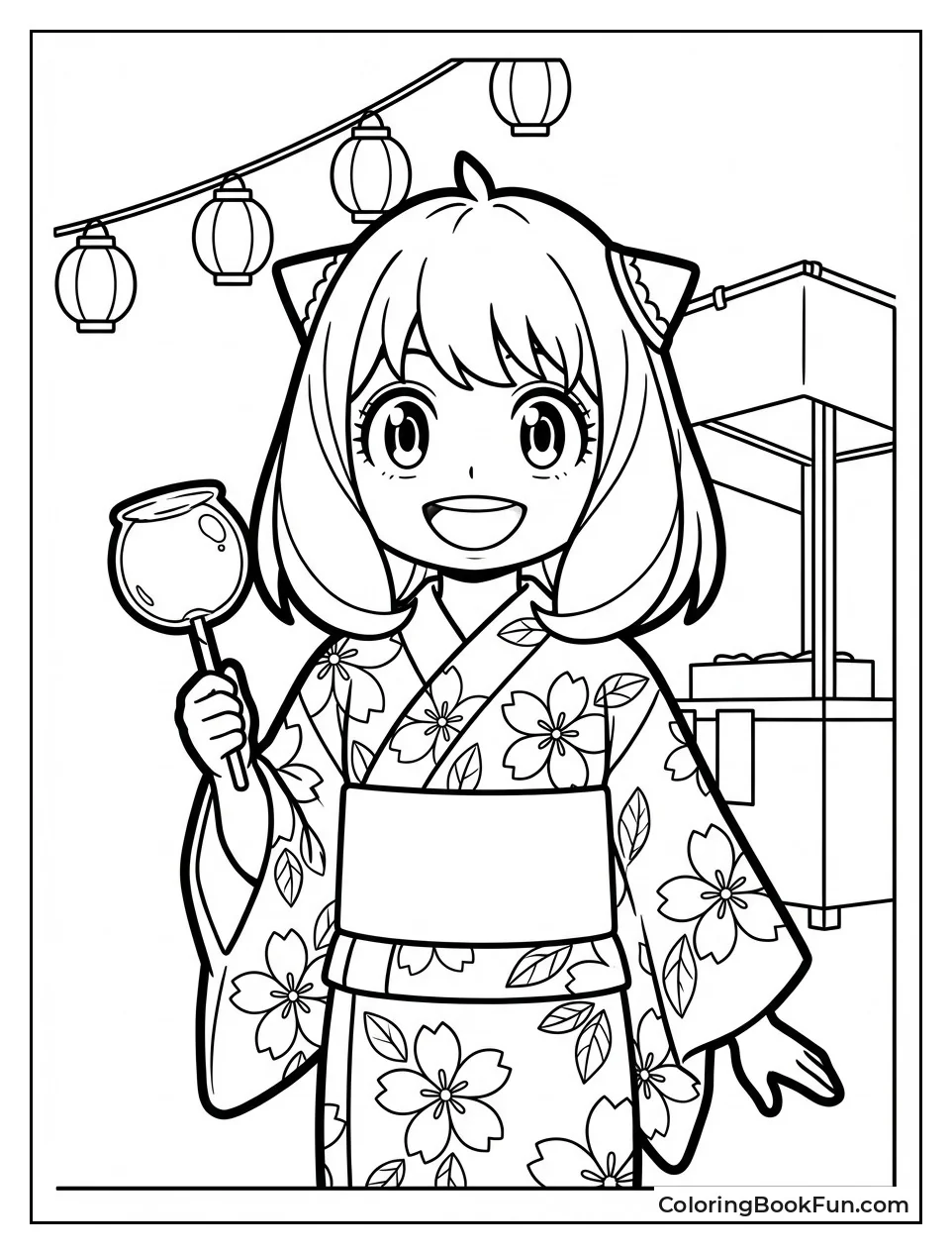 Anya in Festival Yukata