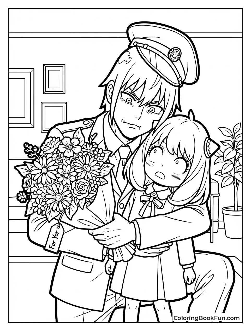 Yuri Hugs Anya Tightly