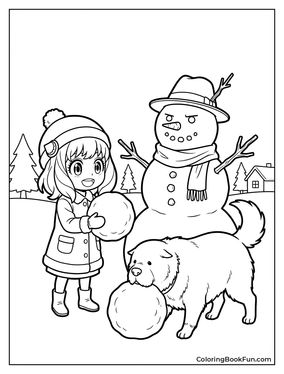 Anya Builds Snowman Bond
