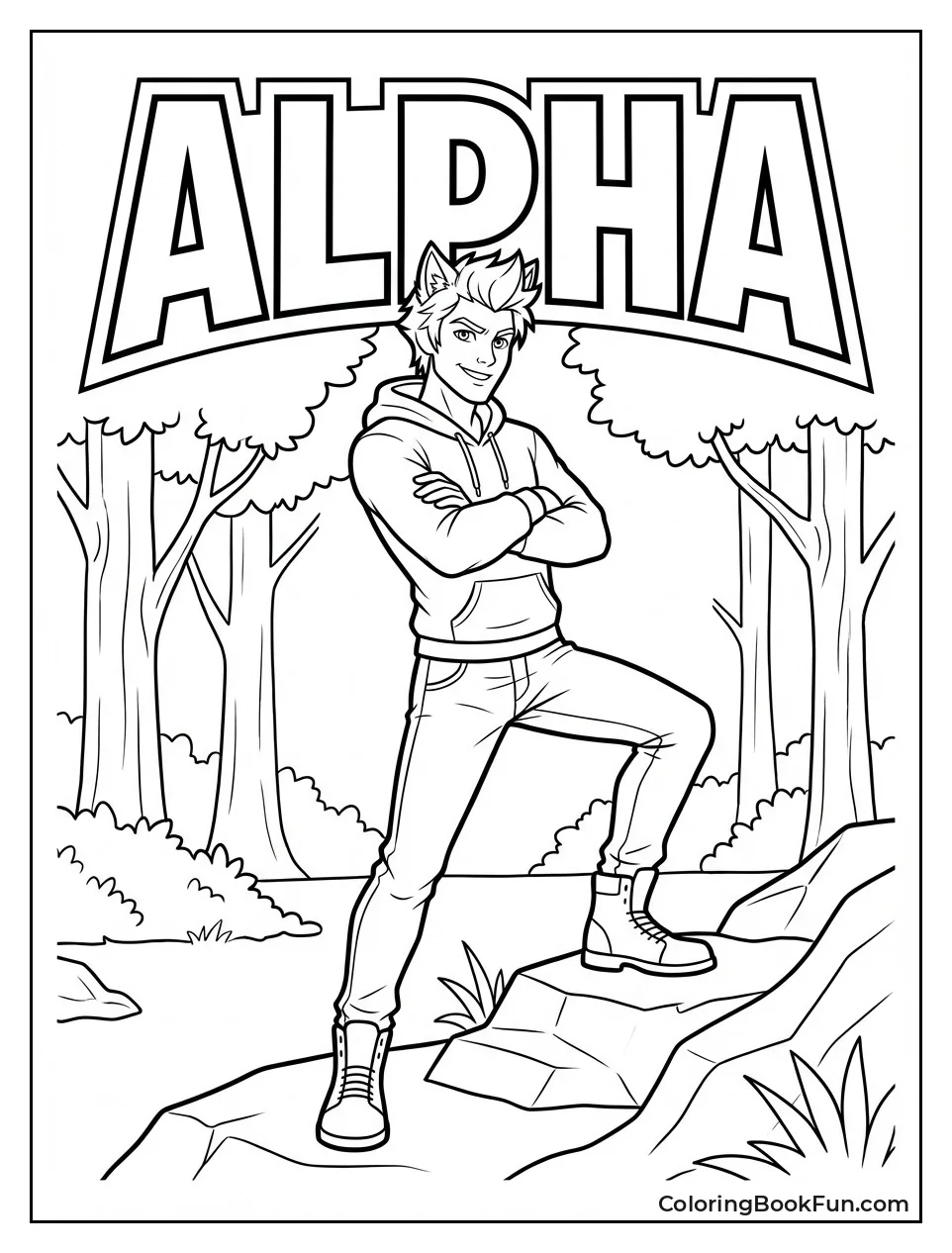 Aaron Poses as Cool Alpha