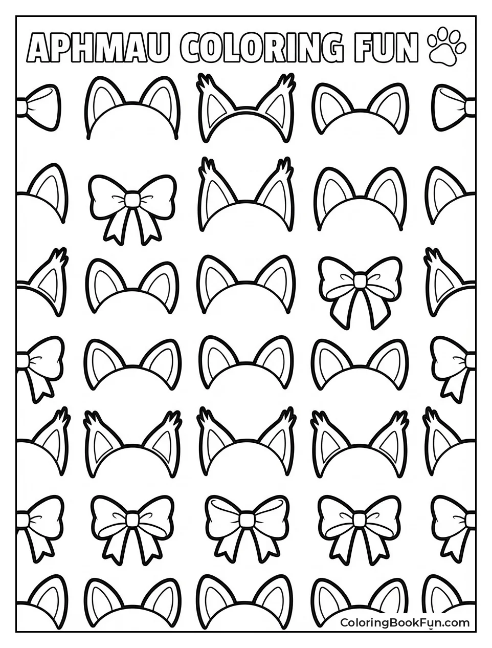 Cute Cat Ears and Bows