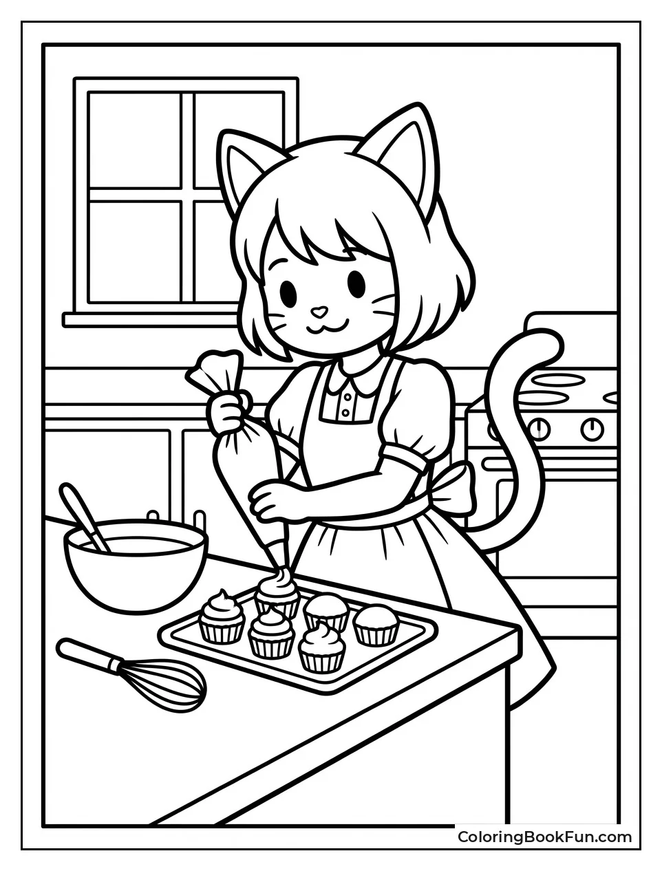 Kawaii~Chan Bakes Cute Cupcakes