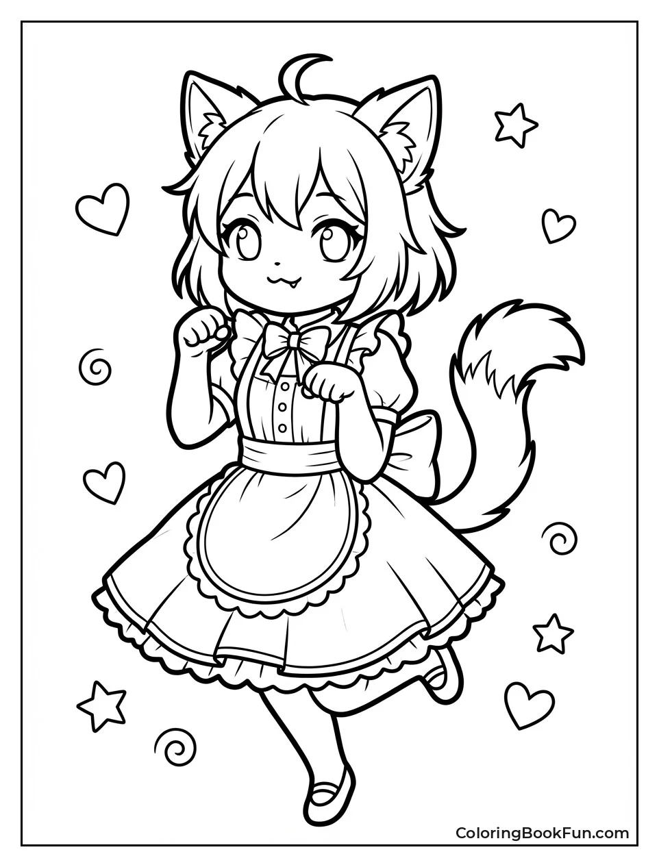 Kawaii~Chan Poses as Neko