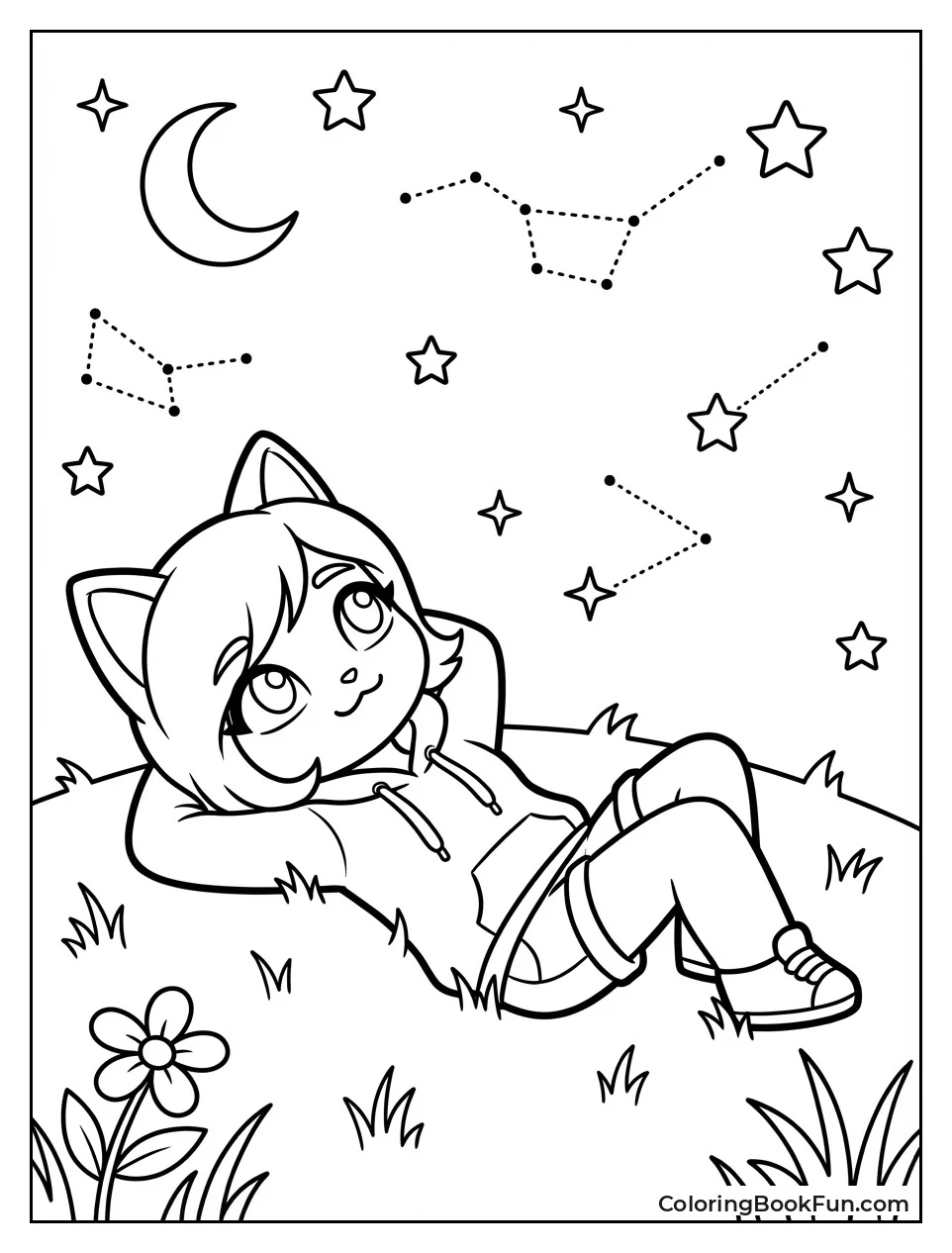 Aphmau Gazes at Stars