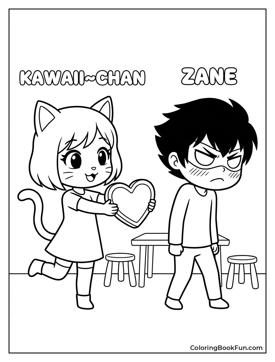 Kawaii~Chan Shares Cookie with Zane
