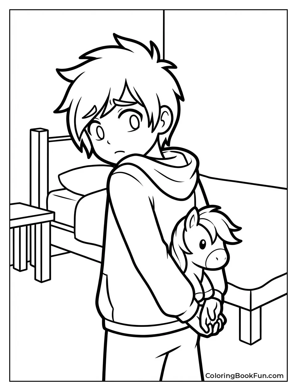 Zane Hides Pink Pony